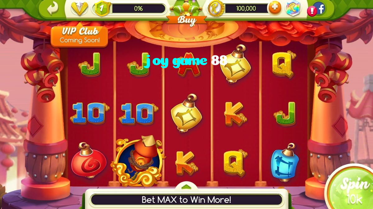 joy game 88 casino presented on mobile device in Pakistan with slots and live games
